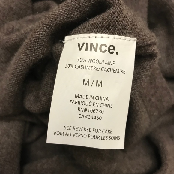 Vince Hi - Low Tunic Brown Sweater Medium - Picture 11 of 15